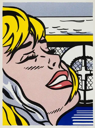 29717 L Ichtenstein C Ii 6 Shipboard Girl artwork background