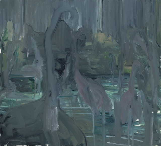 About the Artwork Rudy Cremonini 鲁迪·克雷莫尼尼. Nocturnal 夜, 2021. Oil on Linen. 90 X 100 Cm  by Rudy Cremonini