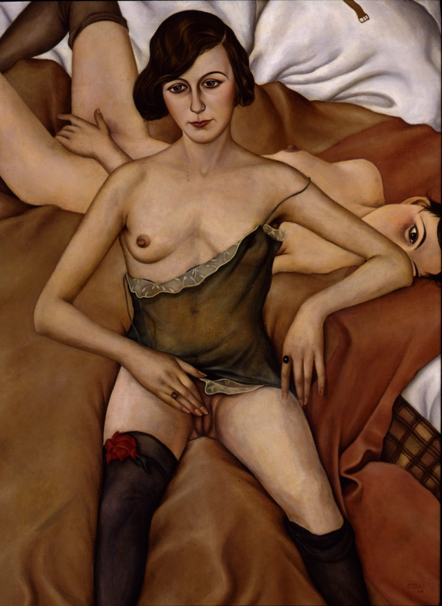 About the Artwork Schad Christian Two Girls. 1928  by Christian Schad