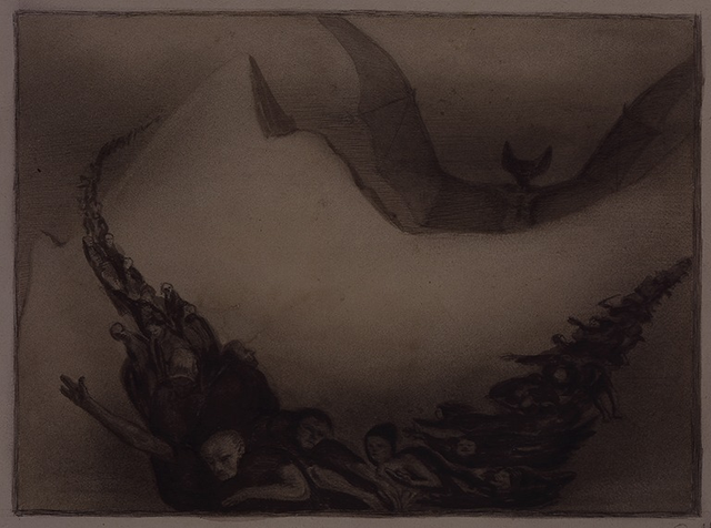 About the Artwork Kubin Alfred the Swarm. Ca. 1904  by Alfred Kubin