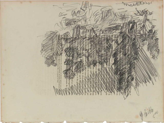 About the Artwork Baselitz Georg. Wacholderbüsche. 1938.  by Georg Baselitz