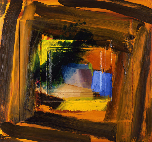 About the Artwork Howard Hodgkin. It Can't Be True, 1987 89.  Oil on Wood. 28 X 30 ¼ Inches; 71 X 76.5 Cm  by Howard Hodgkin