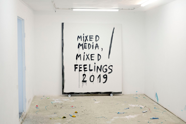 About the Artwork Flaviu Cacoveanu   Mixed Feelings 2019, Mixed Media  by Flaviu Cacoveanu
