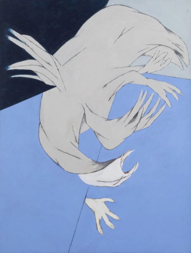 About the Artwork Tyeb Mehta. Falling Bird. 2004  by Tyeb Mehta