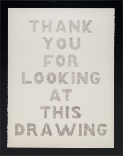 About the Artwork Lewis Stein, Polite Drawing, 1995, Black Pancil on Paper, 127x96,5 Cm  by Lewis Stein