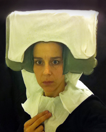 About the Artwork Katchadourian Lavatory Self Portrait in the Flemish Style 11  by Nina Katchadourian