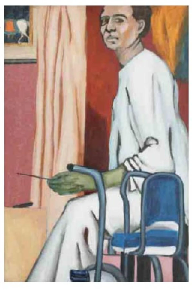 About the Artwork Patwardhan Sudhir. Self Potrait. 1982  by Sudhir Patwardhan