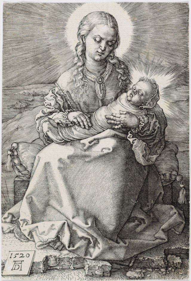 About the Artwork 29576 Durer B38 Madonna With the Swaddled Infant  by Albrecht Dürer