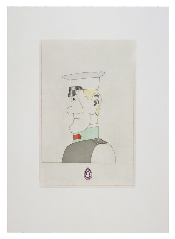 About the Artwork Steinberg Saul. Gogol I. 1984  by Saul Steinberg