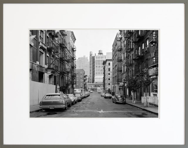 About the Artwork Thomas Struth. Hester Street at Mulberry Street, New York,1978  by Thomas Struth