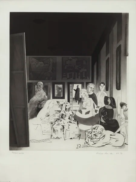 About the Artwork Hamilton Richard Picasso S Meninas, 1973  by Richard Hamilton