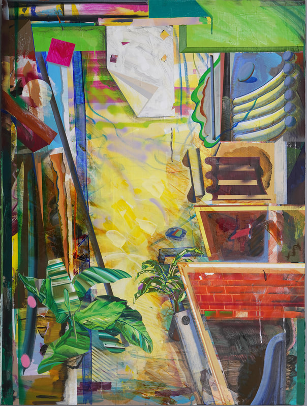 About the Artwork 謝牧岐 Hsieh Mu Chi《廖桑台南的家》'liao San's Home in Tainan', 2022, 壓克力顏料 畫布 Acrylic on Canvas, 116.5×91×2.5cm, Image Courtesy of the Artist  by Hsieh Mu-Chi