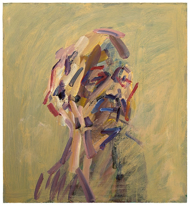 About the Artwork Frank Auerbach. Self Portrait, 2023. Acrylic on Board. 26 X 24 Inches; 66 X 61 Cm  by Frank Auerbach