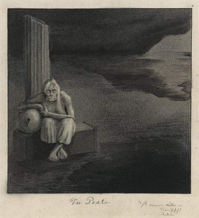 About the Artwork Kubin Alfred the Plague. Ca 1902  by Alfred Kubin