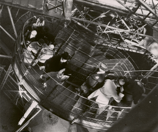 About the Artwork Bing Ilse. It Was so Windy in the Eiffel Tower, Paris. 1931  by Ilse Bing