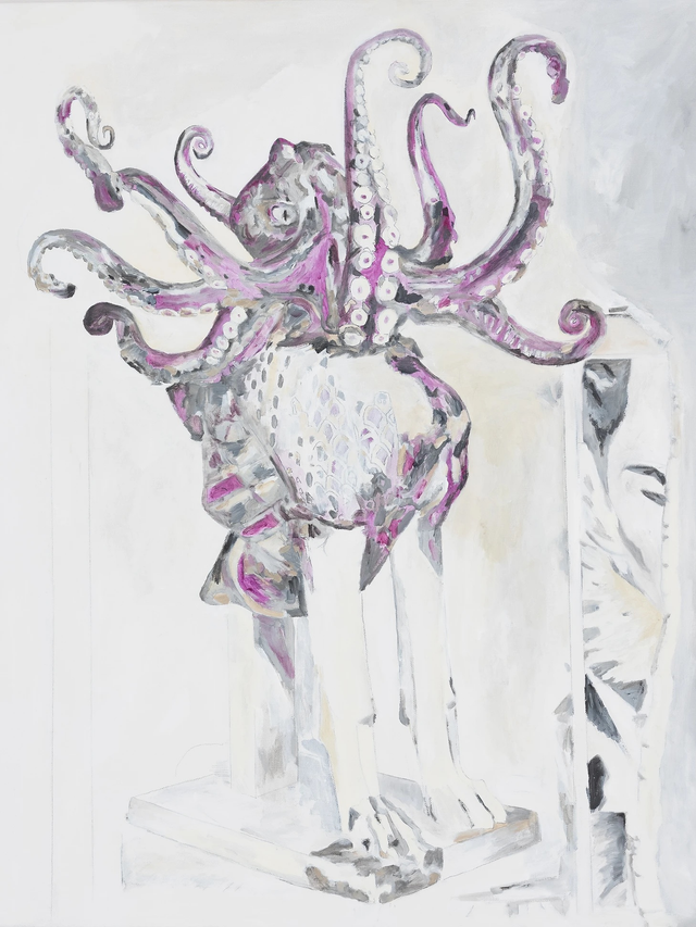 About the Artwork Lauren Coullard, Quarrel Curse, Oil on Canvas, 81x65cm, 2022  by Lauren Coullard