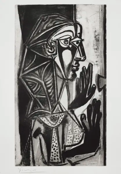 About the Artwork Picasso Pablo La Femme a La Fenetre, 1952  by Pablo Picasso