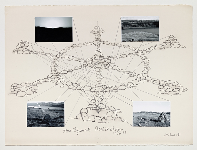 About the Artwork Michelle Stuart. Stone Alignments/Solstice Cairns, 1978-79  by Michelle Stuart