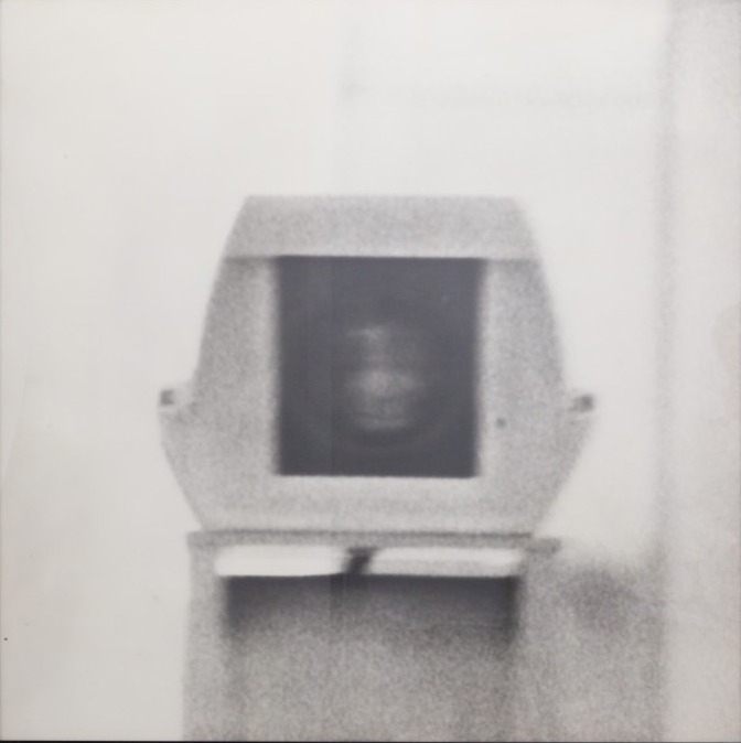 About the Artwork Lewis Stein, Untitled #6, 1984 85, the Surveillance Series (series of 9), Black and White Photograph 102x102 Cm  by Lewis Stein
