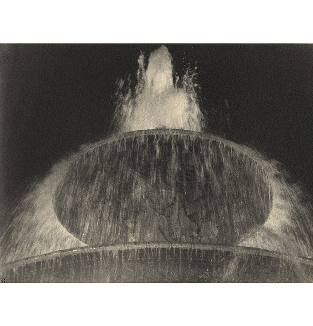 About the Artwork Ilse Bing. Fountain. Place De La Concorde. 1933. Gelatin Silver Print. 21,6 X 27,9 Cm  by Ilse Bing