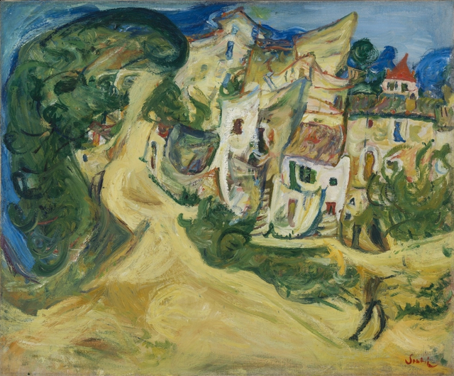 About the Artwork Soutine Chaim Landscape at Cagnes, 1923 1924  by Chaïm Soutine