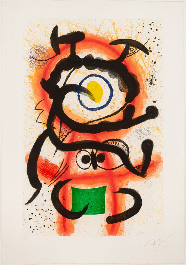 About the Artwork 30368 Miro D1003 Danseuse Creole  by Joan Miró