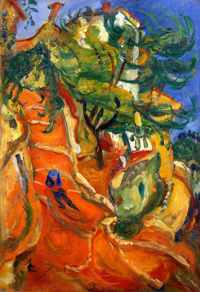 About the Artwork Soutine Chaim Landscape at Cagnes. Ca. 1923  by Chaïm Soutine