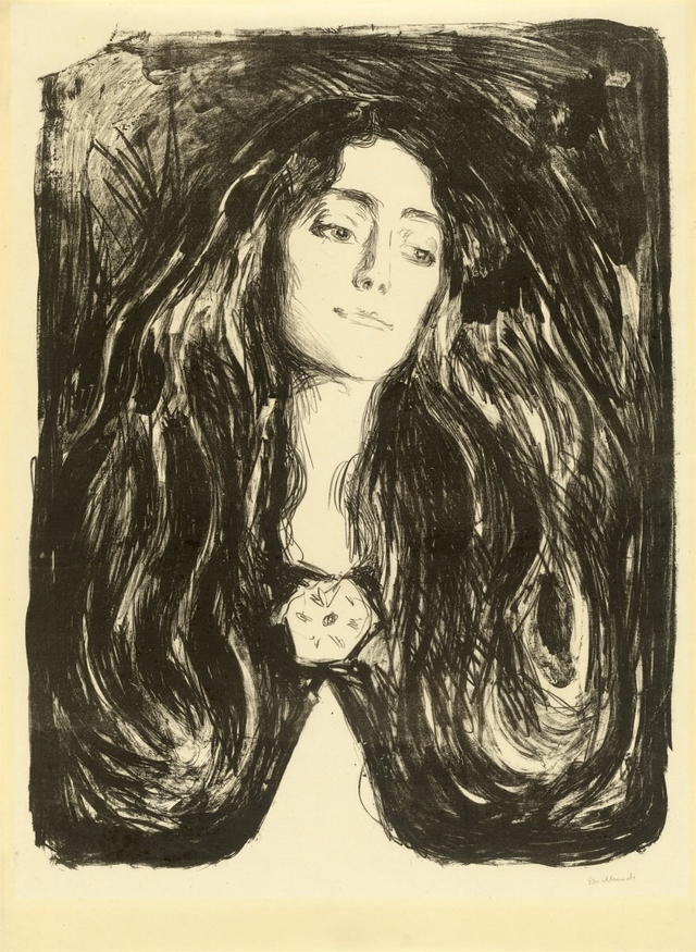 About the Artwork Munch Edvard the Brooch. Eva Mudocci, 1903  by Edvard Munch