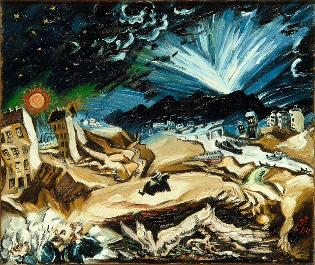About the Artwork Meidner Ludwig Apocalyptic Landscape. 1913  by Ludwig Meidner
