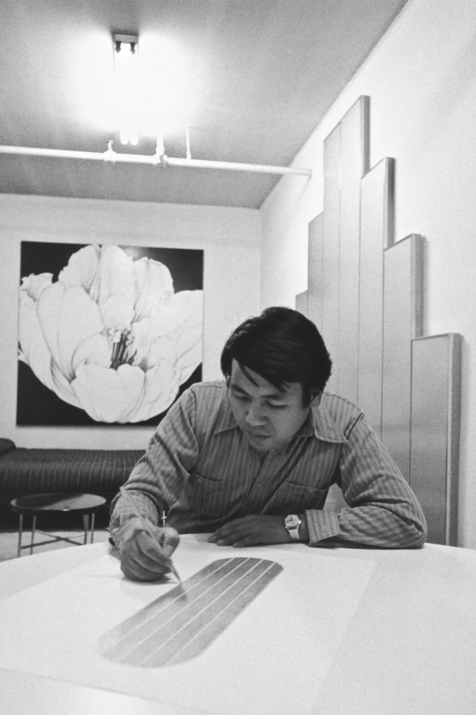 About the Artwork Tadaaki Kuwayama, 1971. Photograph by Tom Haar 