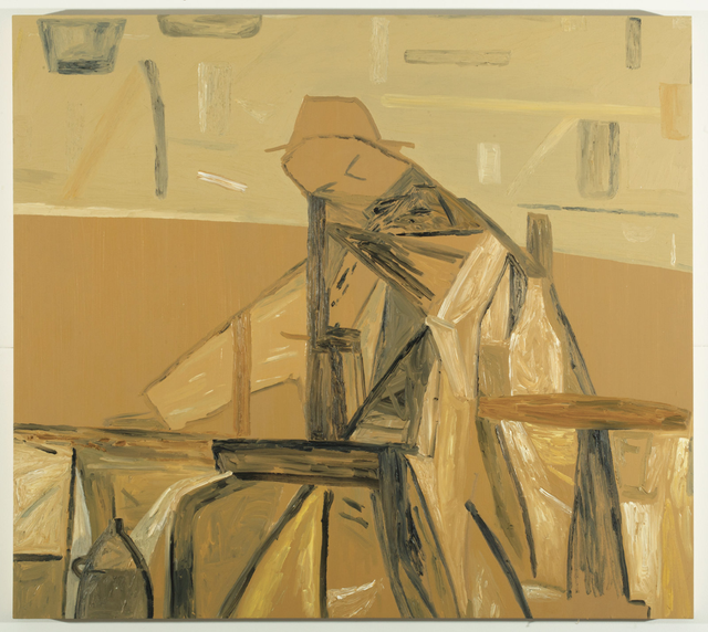 About the Artwork Rebecca Brewer, Beuys Painting, 2010, Oil on Panel, 42 X 47 In. (107 X 120 Cm)  by Rebecca Brewer