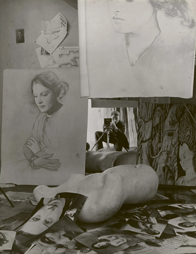 About the Artwork Blumenfeld Erwin. Self Portrait in Paris Studio. C. 1937  by Erwin Blumenfeld