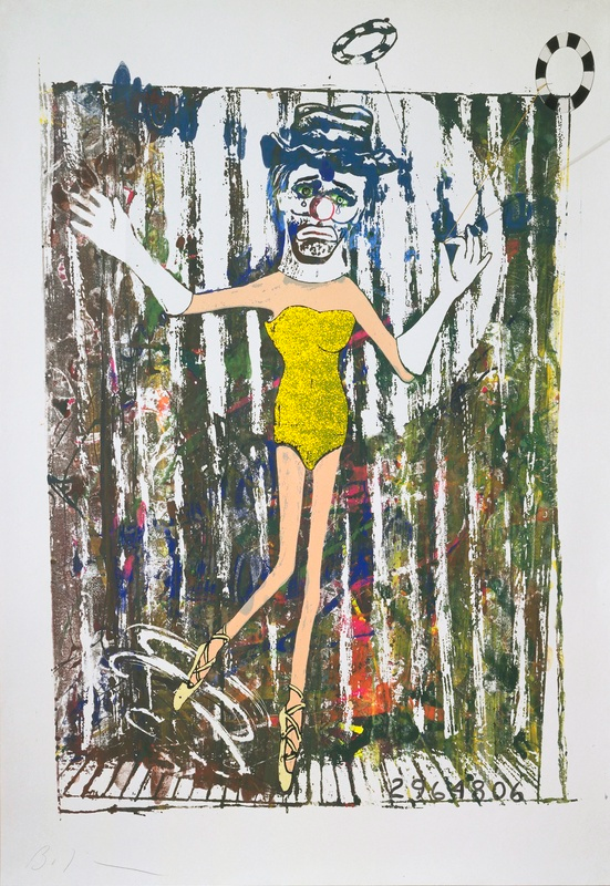 About the Artwork Borofsky Jonathan. Dancing Clown at No. 29647. 1986  by Jonathan Borofsky