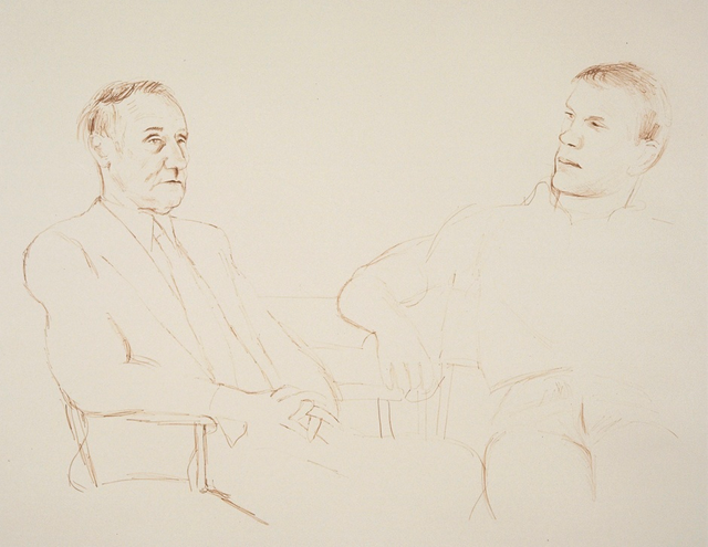About the Artwork Hockney David. Bill and James Ii. 1980  by David Hockney