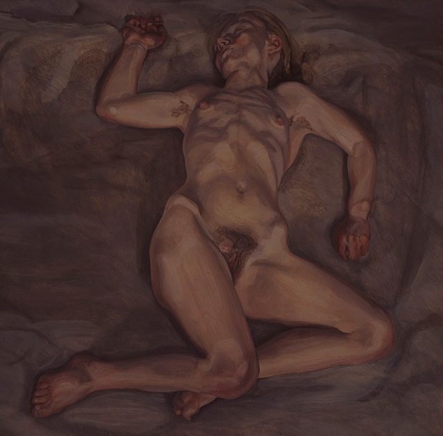 About the Artwork Lucian Freud Naked Girl Asleep. 1968  by Lucian Freud