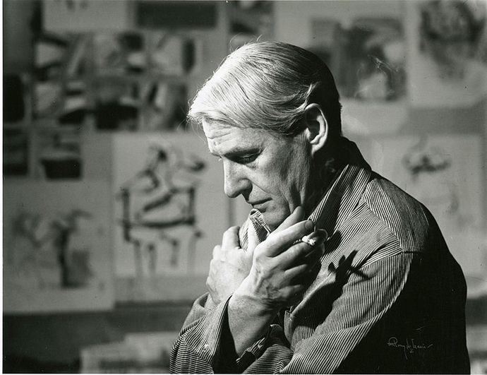 About the Artwork 800px Willem De Kooning in His Studio 