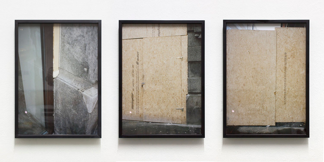 About the Artwork Olve Sande. Windows I, Ii & Iii, 2014, Framed Inkjet Photos on Aluminum, Cm. 52,4 X 38,2 Each  by Olve Sande