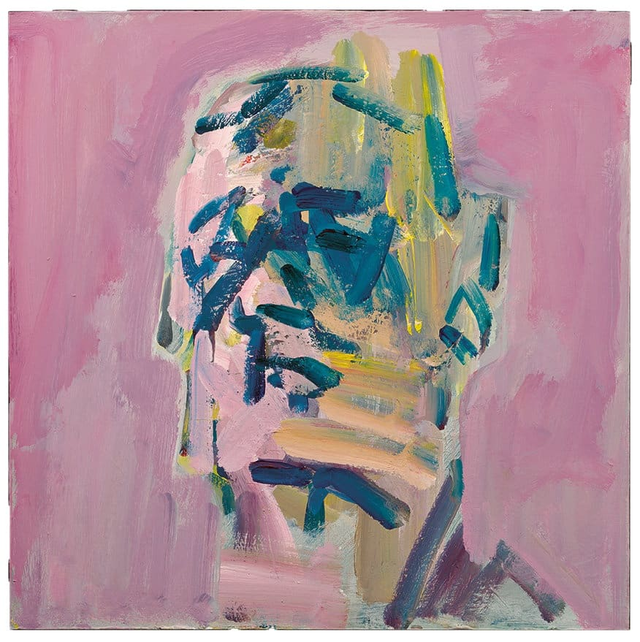 About the Artwork Frank Auerbach. Self Portrait V, 2022. Acrylic on Board. 20 X 20 Inches; 50.8 X 50.8 Cm  by Frank Auerbach