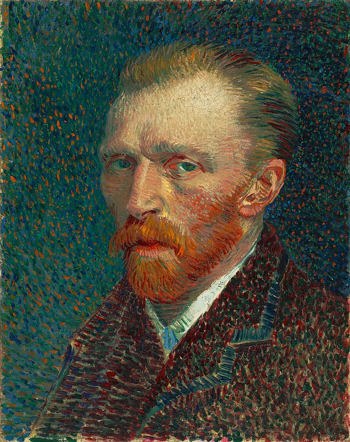 About the Artwork Van Gogh 1887 Selbstbildnis 
