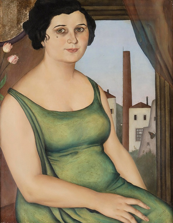 About the Artwork Schad Christian Woman From Pozzuoli. 1925  by Christian Schad