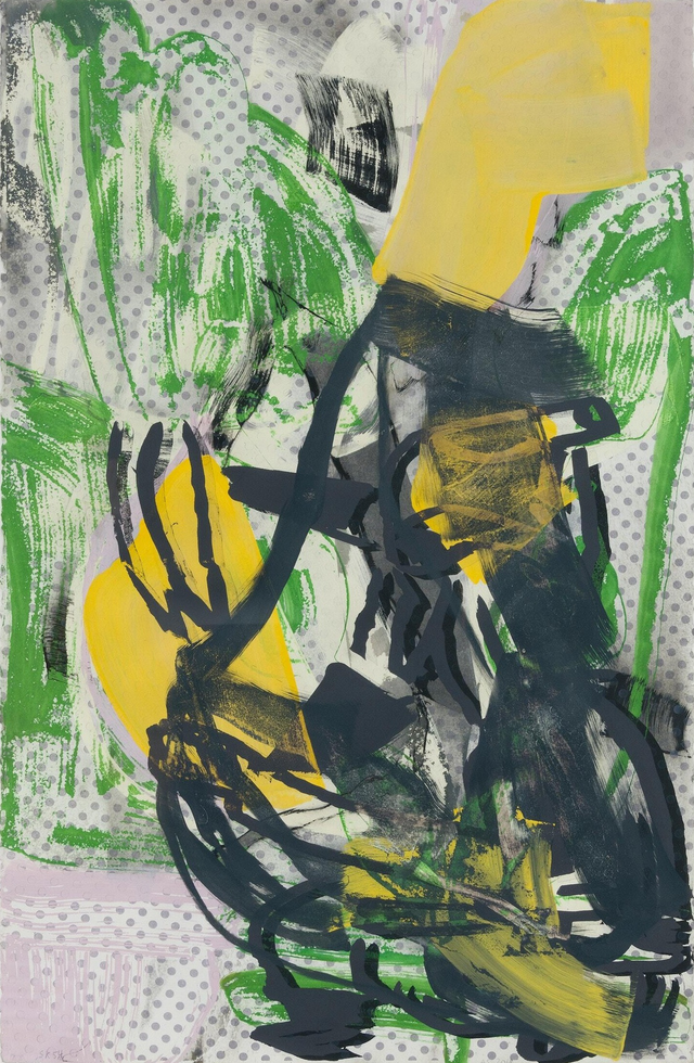 About the Artwork Amy Sillman. S K54, 2018  by Amy Sillman
