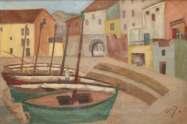 About the Artwork Carlo König. Collioure. 1931  by Carlo König