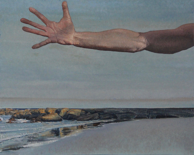 About the Artwork Liam Nunan. An+arm+over+lighthouse+beach,+61+x+76+$2000  by Liam Nunan