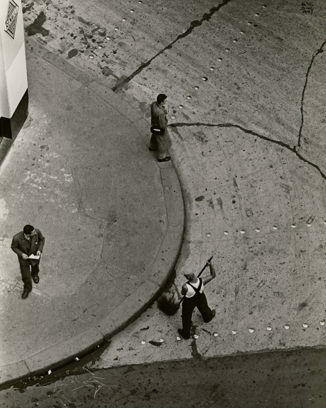 About the Artwork Bing Ilse. Street Cleaner, Paris. 1947  by Ilse Bing