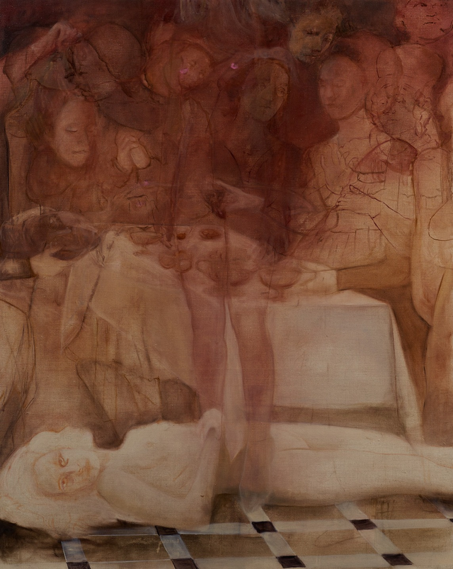 About the Artwork Joanna Woś   Untitled 03, 2022 Oil on Linen 150 × 120 Cm  by Joanna Woś