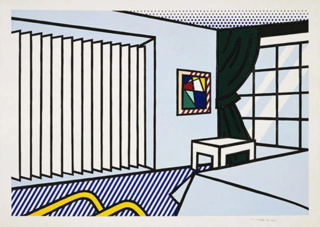 About the Artwork Lichtenstein Roy Bedroom, 1990  by Roy Lichtenstein