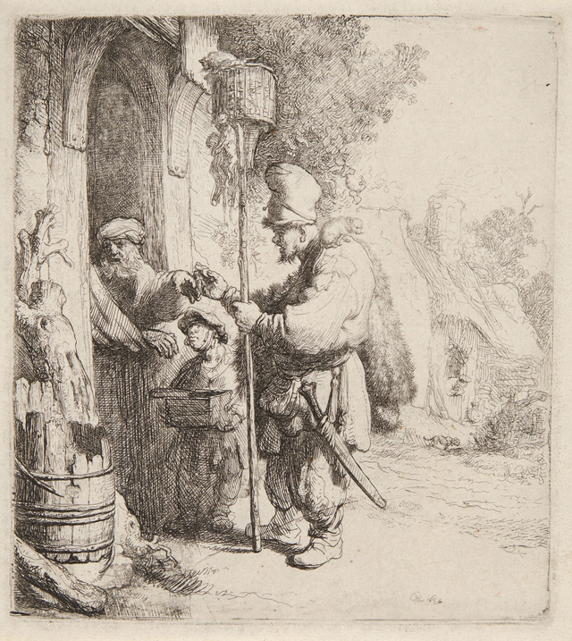 About the Artwork 29781 Rembrandt the Rat Catcher  by Rembrandt Van Rijn