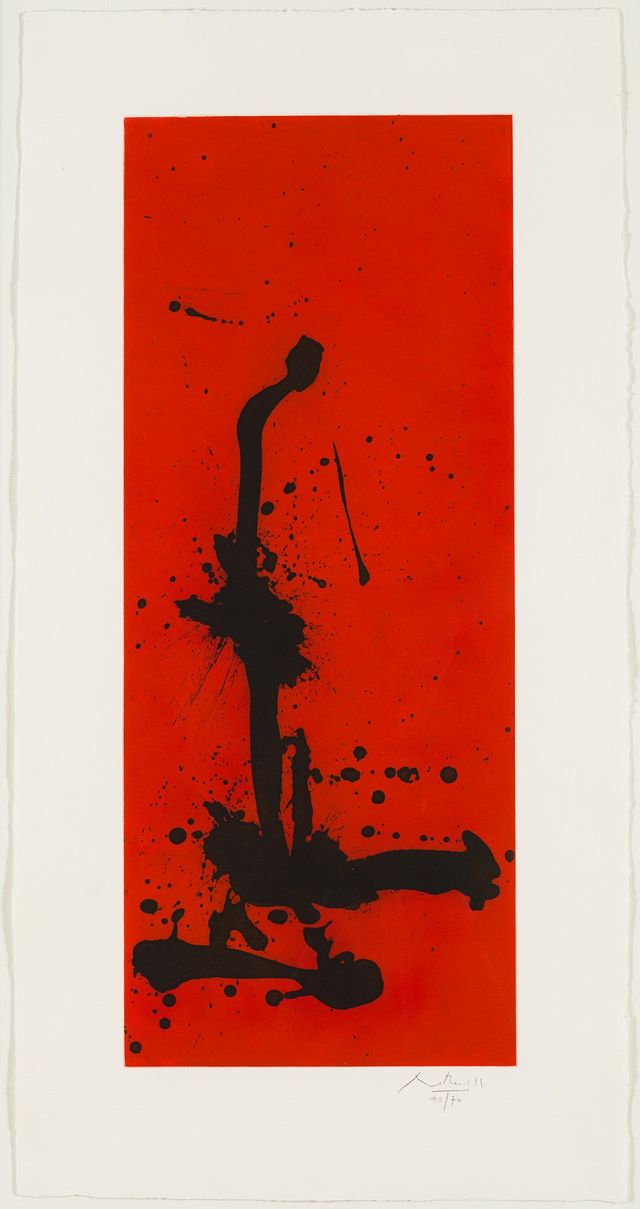 About the Artwork 29762 Motherwell Red Sea Iii  by Robert Motherwell