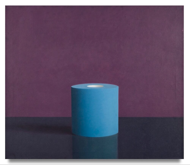 About the Artwork Alf Martha. Cylinder Black, Blue   Purple. 1974  by Martha Alf